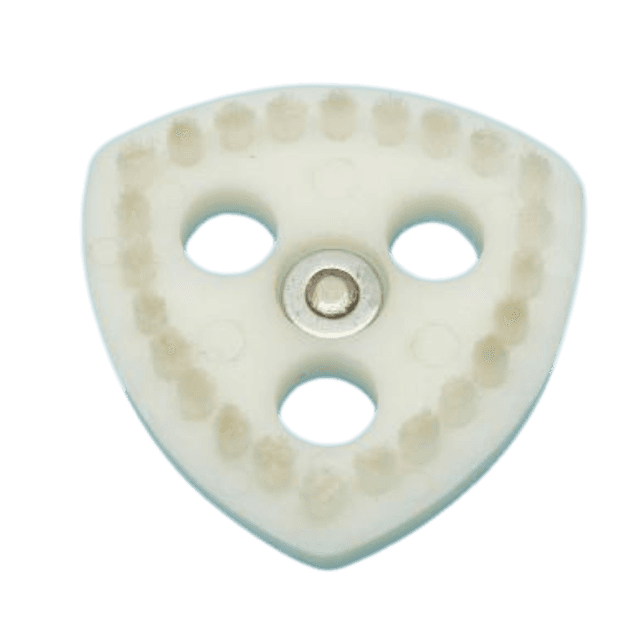 Triangular Sieve Cleaner with Nylon Brush