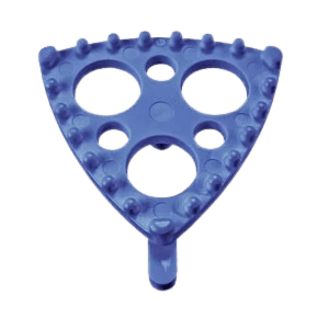 Double Cleaner with Studs — Blue Nylon