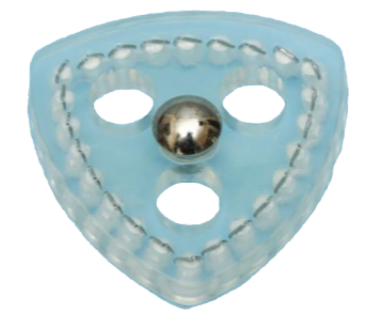 Improved Triangular Sieve Cleaner With Nylon Brush